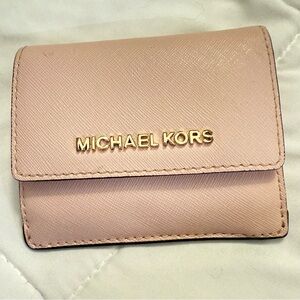 Michael Kors Blush Card Holder